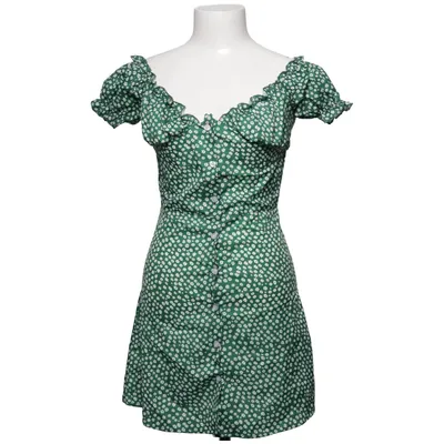 Dress (Green, White) from Tddpsshop Polyester