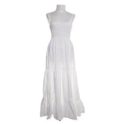 Långklänning (Vit) från Zara Bomull