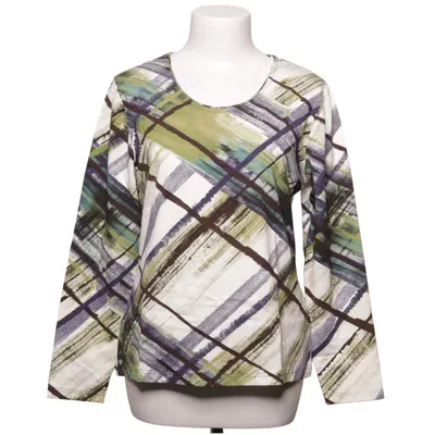 T-shirt à manches longues (Vert, Bleu, Blanc) de Création L Élasthane, Viscose