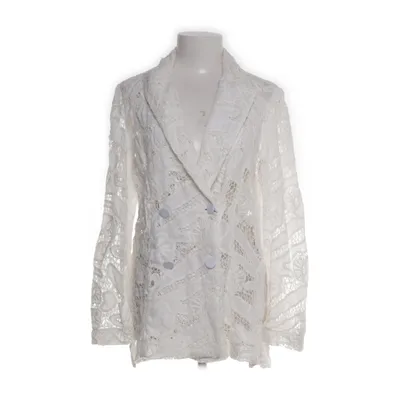Blazer (White) from Zara Cotton, Polyamide