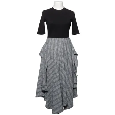 Jurk (Zwart, Grijs, Wit, Bruin) van Maje Katoen, Elastaan, Polyester