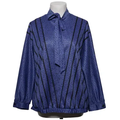 Blus (Blå, Svart) från Aspens Polyester, Ull