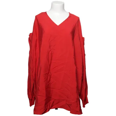 Bluse (Rød) fra Selection by Ulla Popken Polyester, Viscose