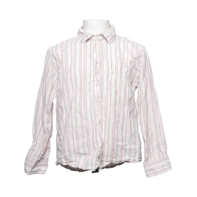 Skjorta (Vit, Rosa) från Zara Bomull, Linne