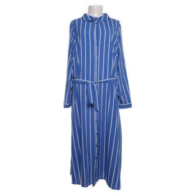 Skjortklänning (Blå, Vit) från Evans Elastan, Polyester