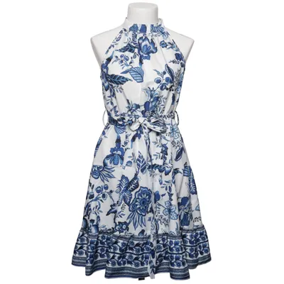 Robe dos-nu (Bleu, Blanc) de Shein Polyester
