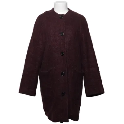 Frakke (Rød) fra Wood Wood Acetat, Alpacauld, Bomuld, Mohair, Polyamid