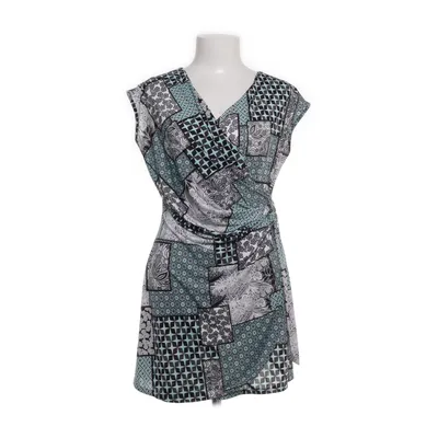 Wrap dress (White, Turquoise) from Esperance Polyester