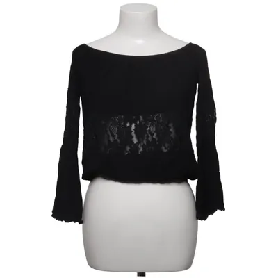 Blouse (Zwart) van Tessie Katoen, Viscose