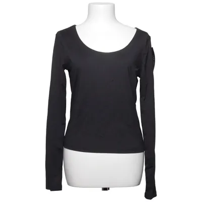 Lange mouwen shirt (Zwart) van NA-KD Elastaan, Polyamide