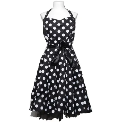 Halterneck dress (Black, White) from Hearts & Roses
