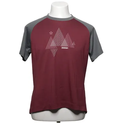 Baseball T-shirt (Red, Gray) from Zimtstern Cotton, Polyester