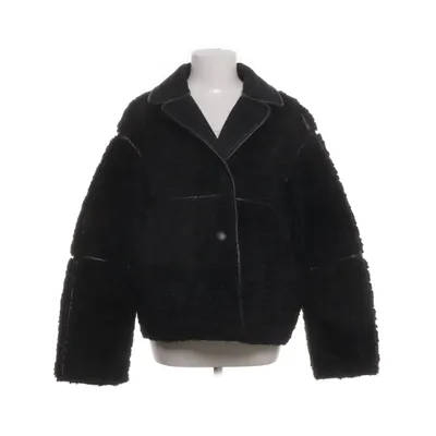 Shearlingjacka (Svart) från H&M Polyester, Polyuretan