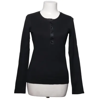 Henley shirt (Black) from ESPRIT Collection Cotton, Elastane, Polyester