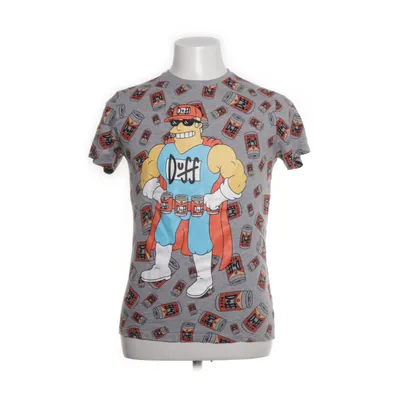 T-shirt (Grå, Flerfärgad) från The Simpsons Bomull, Viskos