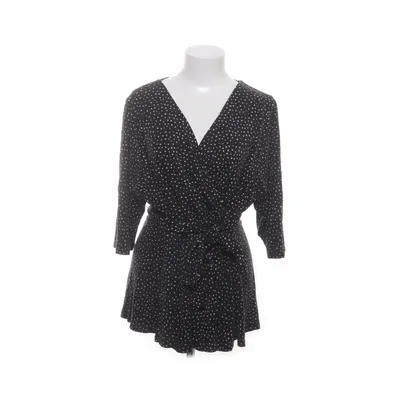 Peplumtopp (Svart, Vit) från XLNT by KappAhl Elastan, Viskos