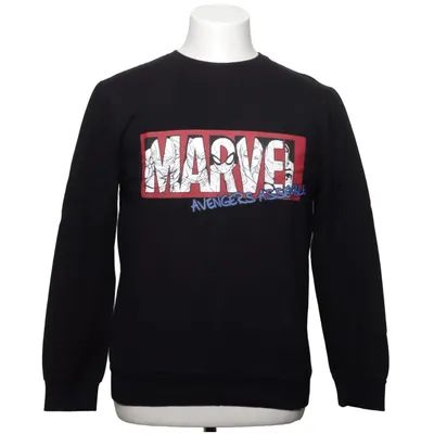 Sweatshirt (Zwart) van Marvel Katoen