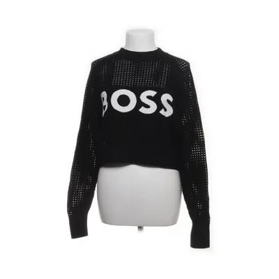 Sweater (Sort, Hvid, Orange) fra Boss Polyester, Viscose