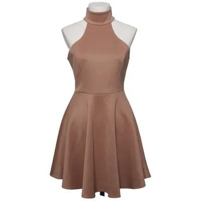 Jurk (Polo Neck Skater Dress) van NLY One Elastaan, Polyester
