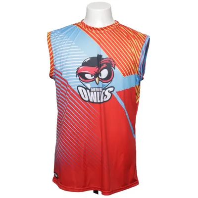 Baskettrøje (Rød, Blå, Gul) fra Hiko Polyester