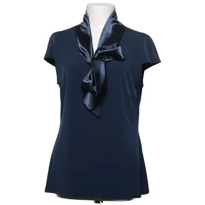 Knytblus (Blå) från Anna Field Elastan, Polyester