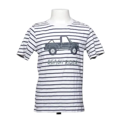 T-shirt (Blanc, Bleu) de Topolino Coton
