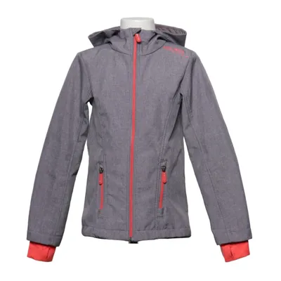 Softshell jacket (Gray, Pink) from Girls United Polyester