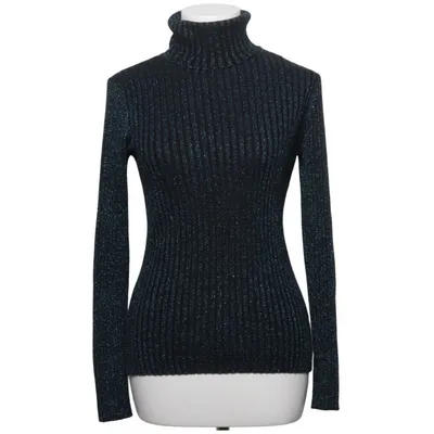 Polotröja (Svart, Blå) från New York & Company Akryl, Metallfiber, Polyester