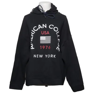 Sweat à capuche (Noir) de American College Coton, Polyester