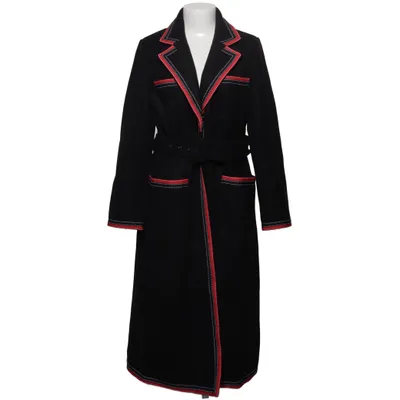 Manteau (Noir, Rouge) de Attentif Acrylique, Polyester, Laine