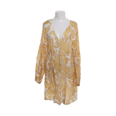 Klänning (Beige, Vit, Flerfärgad) från H&M Polyamid, Viskos