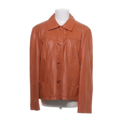 Läderjacka (Brun) från Collection Acetat, Viskos