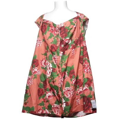 Jurk (Rood, Meerkleurig) van ASOS Design Katoen, Polyester