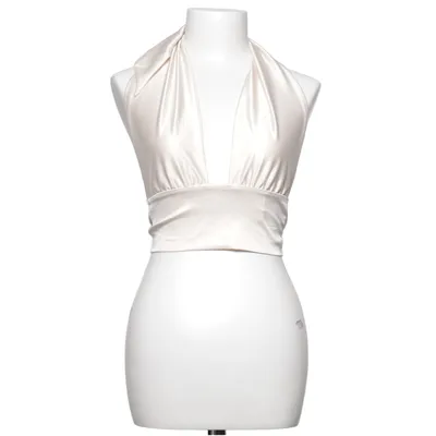 Halternecktopp (Beige) från Gina Tricot