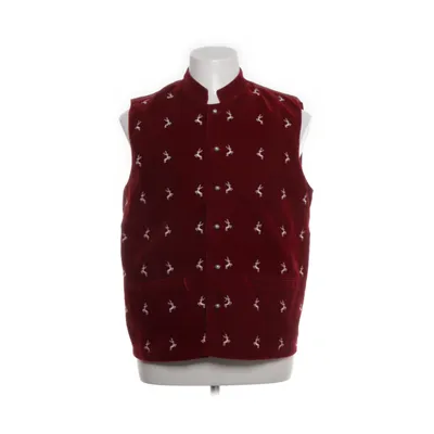 Suit vest (Red, Multicolored) from Lekra Polyester