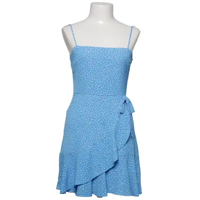 Wrap dress (Blue, White) from City Studio Elastane, Polyester