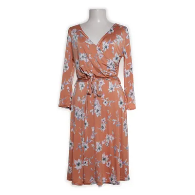 Omlottklänning (Orange, Flerfärgad) från Stockholms Klänningsfabrik Elastan, Polyester