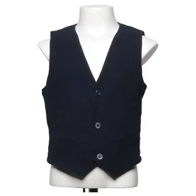 Gilet de costume (Noir) de H&M Coton, Lin, Polyester