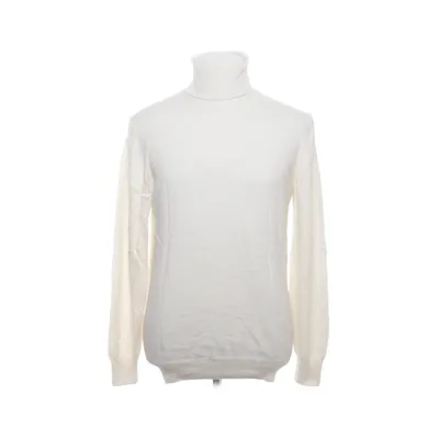 Pul à col roulé (Blanc) de Cashmeritaly Cachemire, Polyamide, Soie, Viscose, Laine