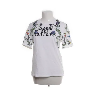 T-shirt (White, Multicolored) from Maje Cotton, Polyester, Viscose
