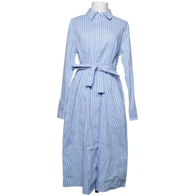 Shirt dress (Blue, White) from Sens Uniq Cotton