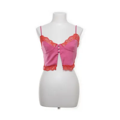 Crop top (Pink, Red) from AsYou Elastane, Polyamide, Polyester
