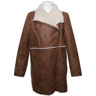 Shearlingjacka (Brun) från Mango Casual Polyester