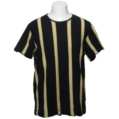 T-shirt (Black, Yellow, White) from Black Rebel Cotton, Elastane
