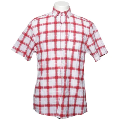 Chemise à manches courtes (Rouge, Blanc) de Redwood Outdoor Sportswear Coton