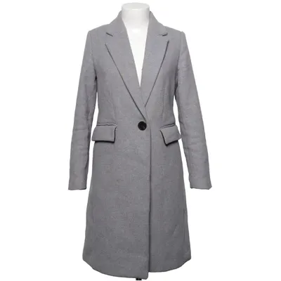 Coat (Gray) from Mango Basics Acrylic, Polyamide, Polyester, Viscose, Wool