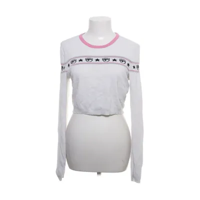 Tröja (Vit, Rosa, Svart) från Chiara Ferragni Bomull, Metallfiber, Polyester