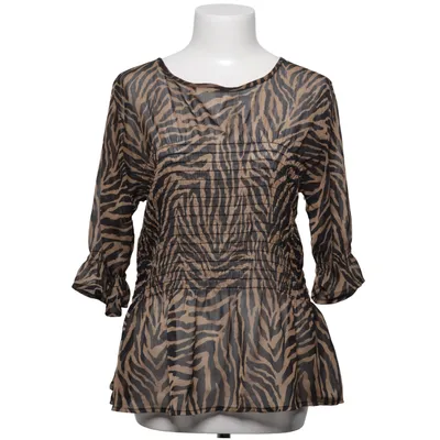 Blouse (Brown, Black) from VRS Woman Polyester