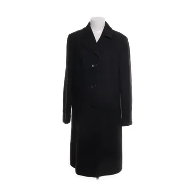 Coat (Black) from In Linea Polyamide, Polyester, Wool