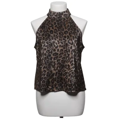 Halterneck top (Sort, Guld) fra Zara Knit Polyester